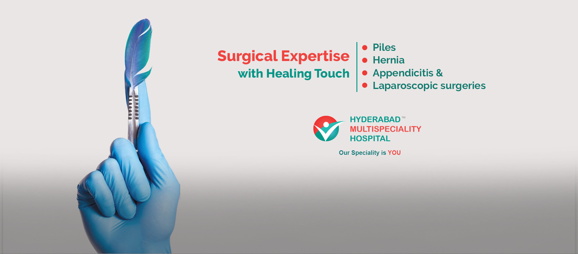 General Surgery for piles, hernia, appendicitis, laparoscopic surgery